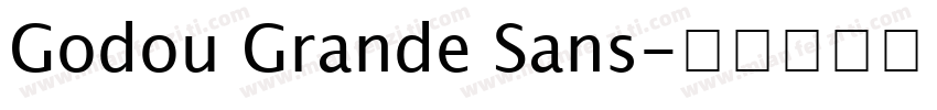 Godou Grande Sans字体转换